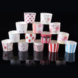 Hot 50pcs / Bag Multicolor Cupcake Baking Cup Styling Cooking Tool Muffin Cake Cup Kitchen Cake Tools