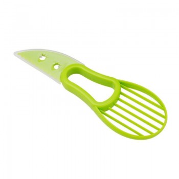 Creative 3 in 1 Avocado Slicer Fruit Shea Corer Butter Peeler Fruit Cutter Pulp Separator Plastic Knife Kitchen Vegetable Tools