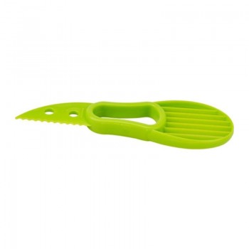 Creative 3 in 1 Avocado Slicer Fruit Shea Corer Butter Peeler Fruit Cutter Pulp Separator Plastic Knife Kitchen Vegetable Tools