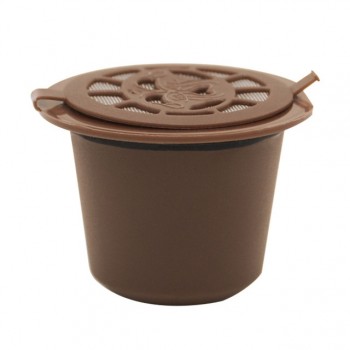 3pcs/pack Refillable Reusable Nespresso Coffee Capsule With 1PC Plastic Spoon Filter Pod For Original Line Siccsaee Filters