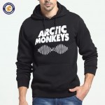 2017 New Arctic Monkeys Print Black Sweatshirt Men Hoodies Fashion Solid Hoody Men Pullover Mens Tracksuits male coats