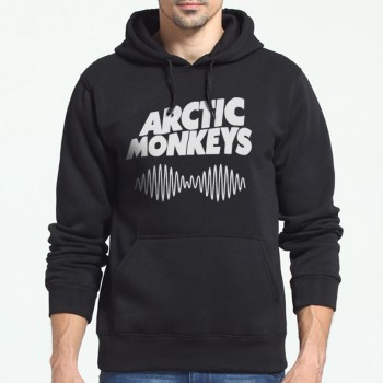 2017 New Arctic Monkeys Print Black Sweatshirt Men Hoodies Fashion Solid Hoody Men Pullover Mens Tracksuits male coats