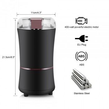 400W Electric Coffee Grinder Mini Kitchen Salt Pepper Grinder Powerful Beans Spices Nuts Seeds Coffee Bean Grind Machine