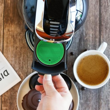 STAINLESS STEEL Metal Reusable Dolce Gusto Capsule Compatible with dolce gusto coffee Machine Refillable Reusable Dolci capsule