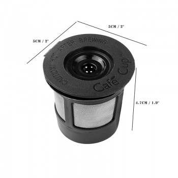 Houkiper 3Pcs/set Coffeeamp;Tea Pod Filters Compatible With Keurig K Cup Coffee System Reusable Coffee Filter With A Coffee Spoon