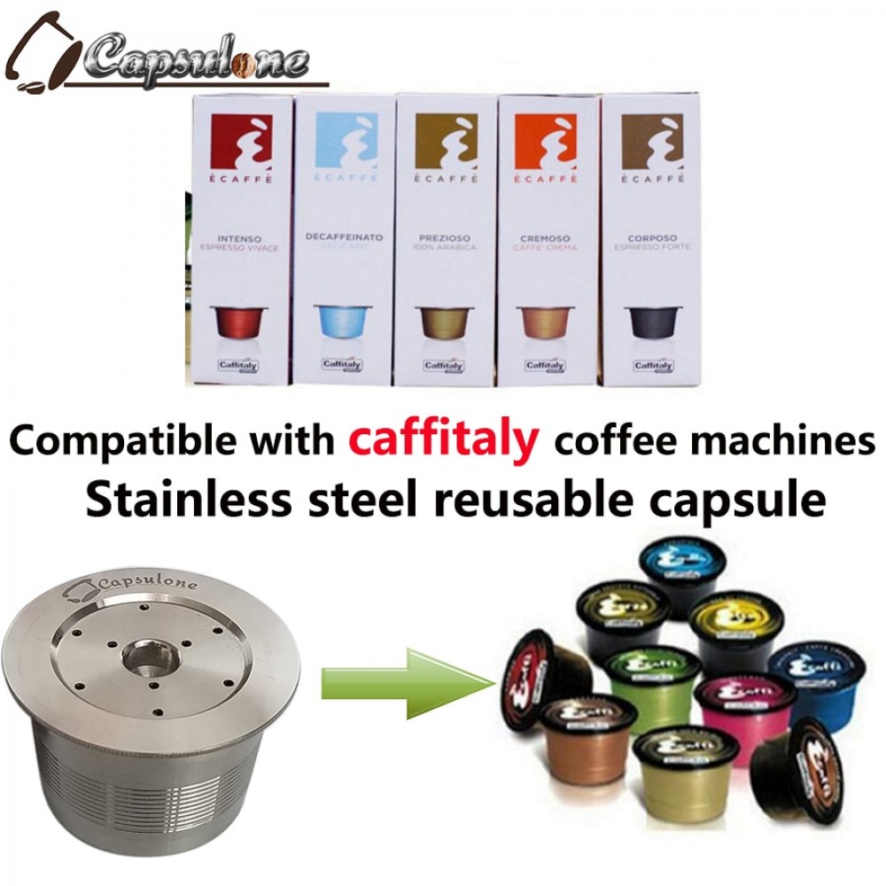 compatible caffitaly coffee Machine STAINLESS STEEL Metal capsule/wacaco minipresso CA coffee Machine