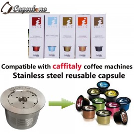 compatible caffitaly coffee Machine STAINLESS STEEL Metal capsule/wacaco minipresso CA coffee Machine