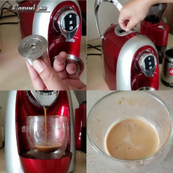 compatible caffitaly coffee Machine STAINLESS STEEL Metal capsule/wacaco minipresso CA coffee Machine