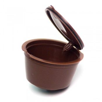 1pc 11 color Plastic Refillable Coffee Capsule Cup 200 Times Reusable Compatible For Nescafe Dolce Gusto Filter Baskets Capsules