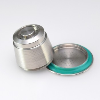 3PCS Refillable Tasse Nespresso Inox Empty Capsules Stainless Steel Reusable Filter Cup Rechargeable Inoxidable Coffee Pod Taza