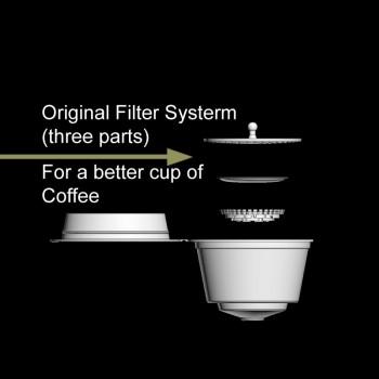 Gamlung 5 Pcs Refillable Dolce Gusto Coffee Capsule Nescafe Dolce Gusto Reusable Capsule With Premium Gift Package