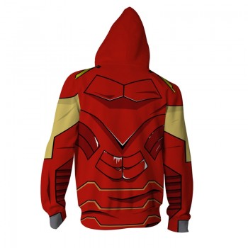 YOUTHUP 3D Hoodies Men 3D Printed Spiderman Zipper Long Sleeve Hooded Sweatshirts Men Coat Cosplay Hoody Cool Tops Plus Size