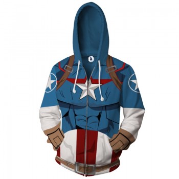 YOUTHUP 3D Hoodies Men 3D Printed Spiderman Zipper Long Sleeve Hooded Sweatshirts Men Coat Cosplay Hoody Cool Tops Plus Size