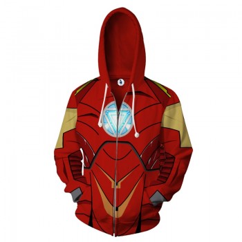 YOUTHUP 3D Hoodies Men 3D Printed Spiderman Zipper Long Sleeve Hooded Sweatshirts Men Coat Cosplay Hoody Cool Tops Plus Size