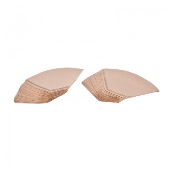 100Pcs/Bag Wooden Original Hand Drip Paper Coffee Filter Espresso Coffee Filters
