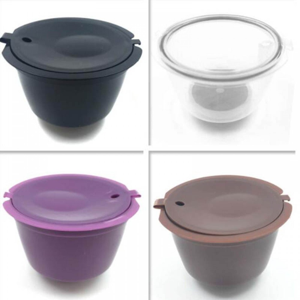 1Pcs 13 Colors Reusable Dolce Gusto Coffee Capsule,Plastic Refillable Compatible Dolce Gusto Coffee Filter Baskets Capsules