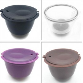 1Pcs 13 Colors Reusable Dolce Gusto Coffee Capsule,Plastic Refillable Compatible Dolce Gusto Coffee Filter Baskets Capsules