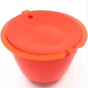 1Pcs 13 Colors Reusable Dolce Gusto Coffee Capsule,Plastic Refillable Compatible Dolce Gusto Coffee Filter Baskets Capsules