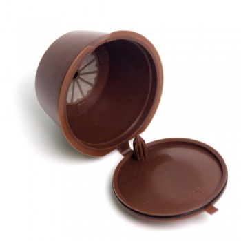 3Pcs/set Reusable Refillable Coffee Capsule Pods Coffee Filters With Scoop Brush For Nescafe Dolce Gusto Coffee Maker Machine