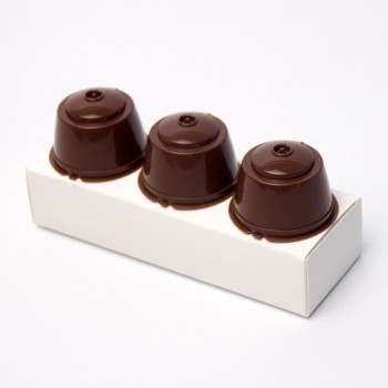 3Pcs/set Reusable Refillable Coffee Capsule Pods Coffee Filters With Scoop Brush For Nescafe Dolce Gusto Coffee Maker Machine