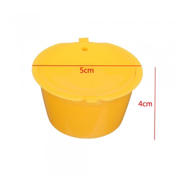 3Pcs/Set Reusable Coffee Capsules Spoon Brush Set Refillable Coffee Capsules Cup Pod Filter Baskets For Nescafe Dolce Gusto