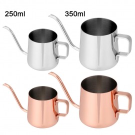 250/350ml Stainless Steel Coffee Pot Drip Long Spout Kettle Cup Home Kitchen Pour Over Coffee and Tea Pot