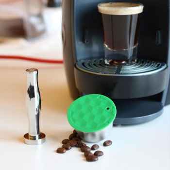 Professional Refillable Coffee Filter Reusable Coffee Capsule Set Scoop Brush Strainer FilteTaste Sweet for Nescafe Dolce Gusto