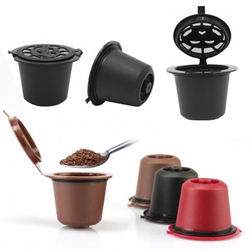 1Pc Professional Refillable Coffee Filter Sweet Taste Reusable Coffee Capsule Plastic PP Basket Dolce Gusto Coffee Capsule Tools