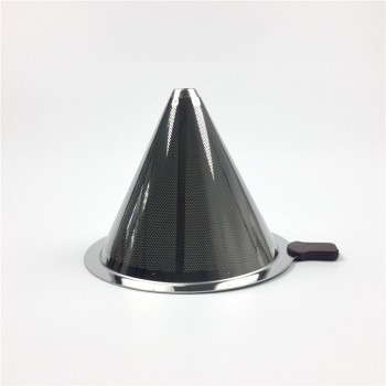 Reusable Coffee Filter Stainless Steel Holder Metal Mesh Funnel Baskets Drif Coffee Filters Dripper v60 Drip Coffee Filter Cup
