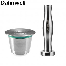 3 Capsule 1 Tamper Nespresso Stainless Steel Refillable Reusable Coffee Capsule Coffee Tamper Coffee Pod For Nespresso Machine