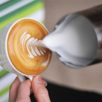 Stainless Steel Latte Art Pitcher Milk Frothing Jug Espresso Coffee Mug Barista Craft Coffee Cappuccino Cups Pot tools TQ