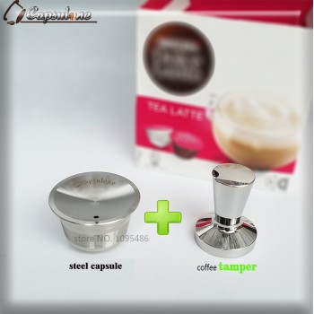 Capsulone/STAINLESS STEEL Metal dolce gusto Machine Compatible Refillable Reusable/gift Nescafe Dolce Gusto coffee cafe capsule