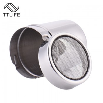 TTLIFE Stainless Steel Chocolate Shaker Cocoa Flour Icing Sugar Powder Coffee Sifter with Lid Coffee Filters Coffee Accessories