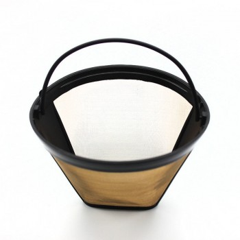 Handmade Reusable Coffee Maker Accessories 1 pcs Stainless Steel  Kitchenware Cone-Style Kitchen Gadgets Coffee Filter