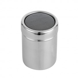 HOT Stainless Steel Chocolate Shaker Cocoa Flour Icing Sugar Powder Coffee Sifter Lid Shaker Cooking Tools Coffee Accessories