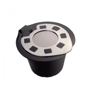 Silver Refillable Reusable Coffee Capsule Filter Compatible Nespresso Soft Capsules Baskets Sliver amp; Gold Coffee Accessories