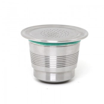 Nespresso Machine Coffee Filter Stainless Steel Metal Reusable Capsule Pos Tamper With Press Refillable Coffee Capsules Filters