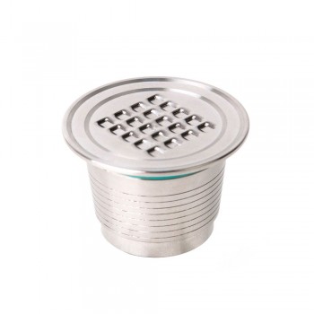 Nespresso Machine Coffee Filter Stainless Steel Metal Reusable Capsule Pos Tamper With Press Refillable Coffee Capsules Filters