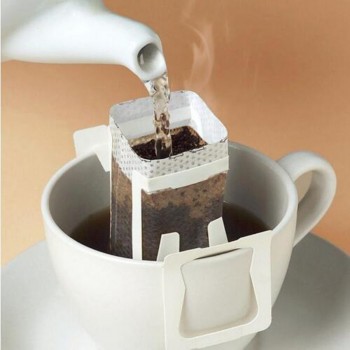 50Pcs/Pack Drip Coffee Filter Bag Portable Hanging Ear Style Coffee Filters Paper Home Office Travel Brew Coffee Bolsas de te