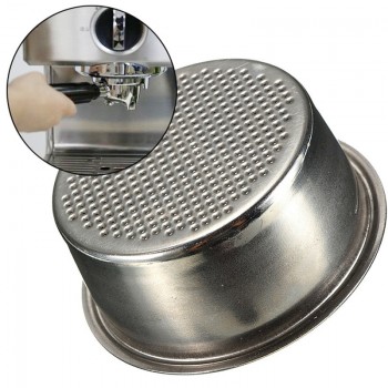 High Quality Coffee Tea Filter Basket Silver Stainless Steel Coffee Machine 2 Cup 51mm Non Pressurized Filter Basket