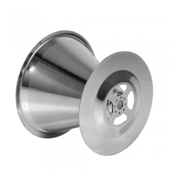 Double Layer Stainless Steel Coffee Filter Holder Pour Over Coffees Dripper Mesh Coffee Tea Filter Basket Tools