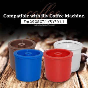 Reusable Iperespresso Capsule Refillable Coffee Capsulone Cups Compatible illy Machines Refill Coffee Filte