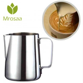 Mrosaa Kitchen Stainless Steel Milk frothing jug Espresso Coffee Pitcher Barista Craft Coffee Latte Milk Frothing Jug Pitcher