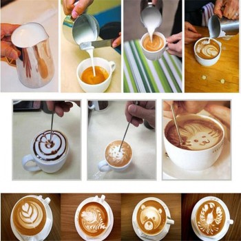 Mrosaa Kitchen Stainless Steel Milk frothing jug Espresso Coffee Pitcher Barista Craft Coffee Latte Milk Frothing Jug Pitcher
