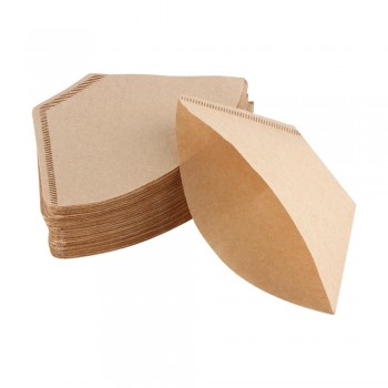 100pcs/Set Coffee Filters Serving Paper for Coffee Machine Filter Paper Unbleached Coffee Cones Cups Cake Cup Coffee Paper Bowl