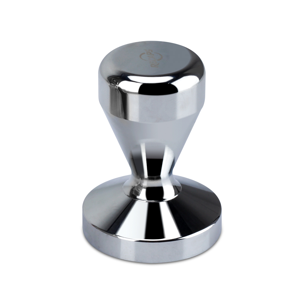 Recaps 51mm  Solid Iron with Chrome Plated Base Coffee Tamper for Espresso Coffee Machines Silver Color Press Coffee Grind