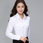 BIBOYAMALL Elegant Striped Shirts Women Tops Womens Blouses 2018 Spring Women Blouses Office Lady Large Size 3XL