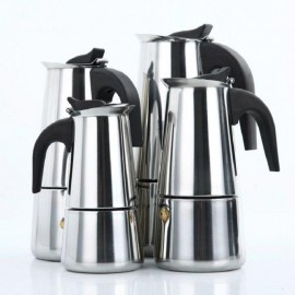 100/200/300/450ML Stainless Steel Percolator Tool Mocha Cafetiere Stove Top Mocha Coffee Pot Moka Italian Coffee Maker