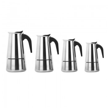 100/200/300/450ML Stainless Steel Percolator Tool Mocha Cafetiere Stove Top Mocha Coffee Pot Moka Italian Coffee Maker