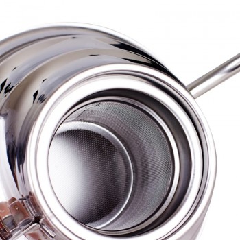 Seluna 1.2L Stainless Steel Gooseneck Coffee Pot Pour-over Coffee Kettle with Filter Hand Drip Coffee Pot Tea Percolator Teapot